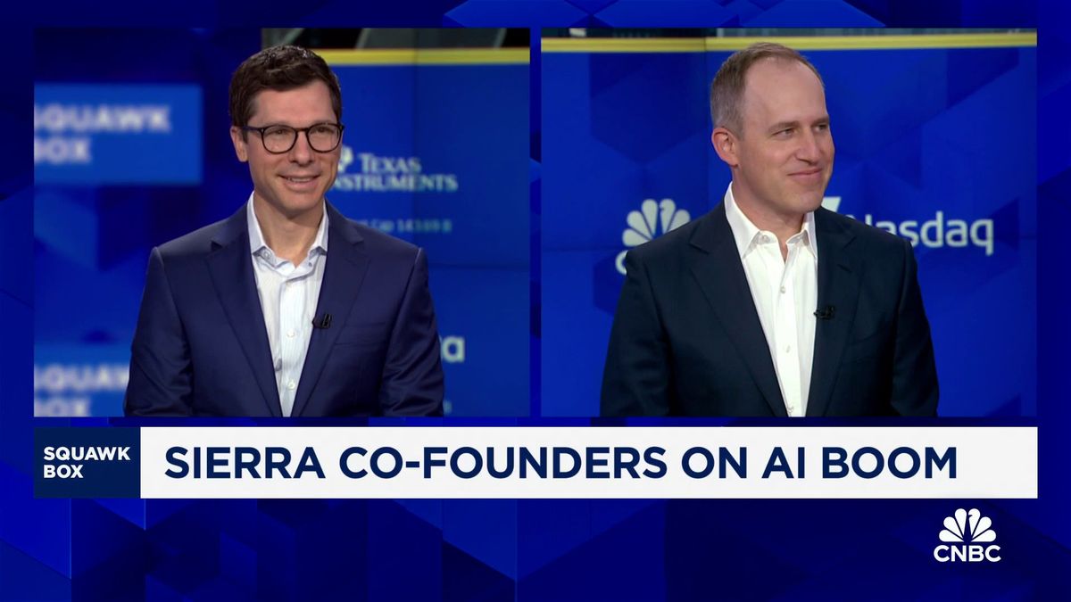 OpenAI Chair Bret Taylor talks AI agents, regulation and the technology's current boom 1 Watch CNBC's full interview with Sierra co-founders Clay Bavor and Bret Taylor