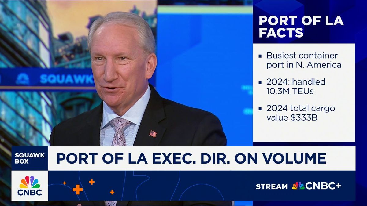Supply chain diversification away from China is progressing from talks to action, EU chamber says 1 Port of LA's Gene Seroka: 2025 will be our third-best year ever for volume