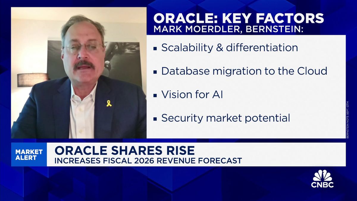Oracle's Larry Ellison briefly tops Jeff Bezos to become world's second-richest person 1 Oracle has been a 'hidden story' as they shifted to the cloud, says Bernstein's Mark Moerdler