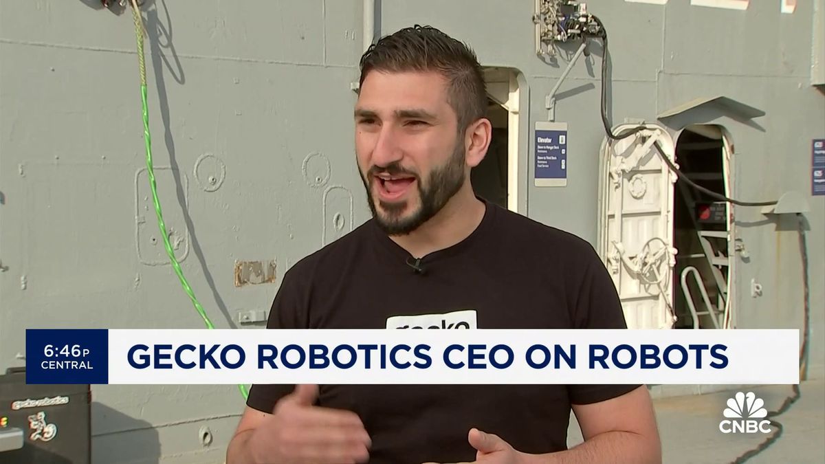 These wall-climbing, AI-powered robots are finding the flaws in 'D' grade U.S. infrastructure, from commuter bridges to military hardware 1 CNBC Disruptor 50 Gecko Robotics disrupts the infrastructure industry