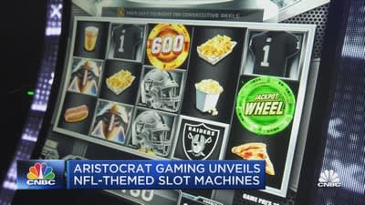 Aristocrat unveils NFL-themed slot machines as league navigates legal gambling 1 NFL-themed slots are coming to casinos for football season