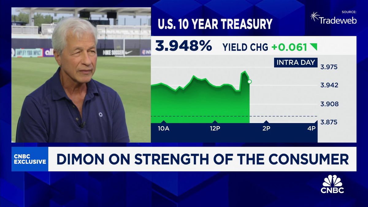 Jamie Dimon says he still sees a recession on the horizon 1 Watch CNBC's full interivew with JPMorgan CEO Jamie Dimon