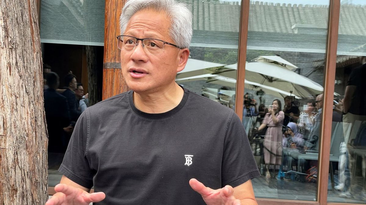 Nvidia in talks with U.S. to sell a more advanced chip to China, Jensen Huang says Nvidia in talks with U.S. to sell a more advanced chip to China, Jensen Huang says