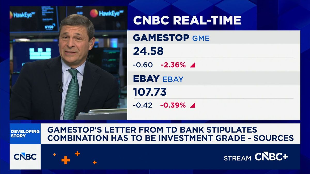 Ryan Cohen's mysterious bank letter backing GameStop's eBay bid reveals a big issue with deal 1 GameStop's letter from TD Bank stipulates combination has to be investment grade, sources say