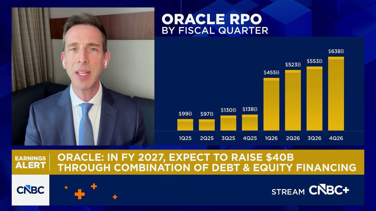 Oracle beats on earnings, but stock drops on plans to raise another $20 billion 1 D.A. Davidson's Gil Luria: This was a mixed quarter for Oracle