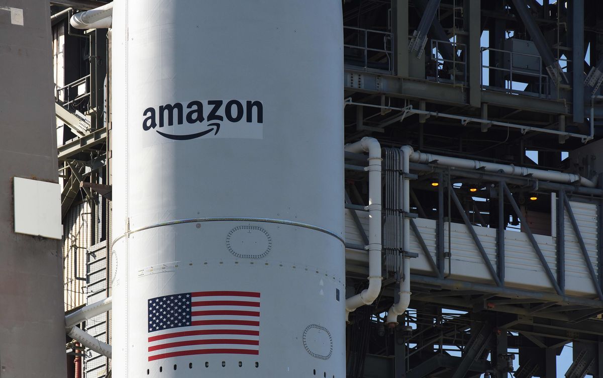 Amazon delays first Kuiper internet satellite launch due to bad weather 1 Amazon launches Project Kuiper prototypes to low orbit as tech giant enters satellite internet race