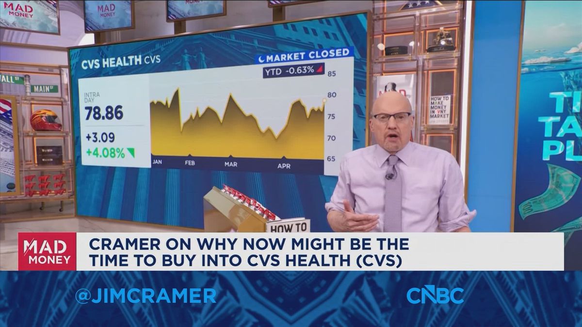Cramer says look to these 4 stocks to go with your high-flying tech names 1 Jim Cramer looks at four stocks to go with high-flying tech names