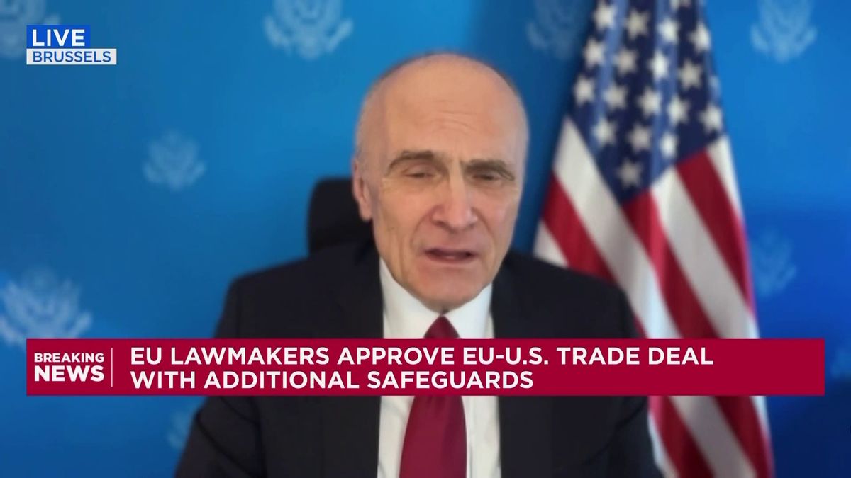The Trump administration is getting angry as EU Big Tech fines top $7 billion in 2 years 1 U.S. envoy to EU: Trade deal approval a major step forward
