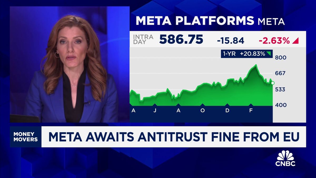 Meta's head of AI research announces departure 1 Meta awaits antitrust fine from EU