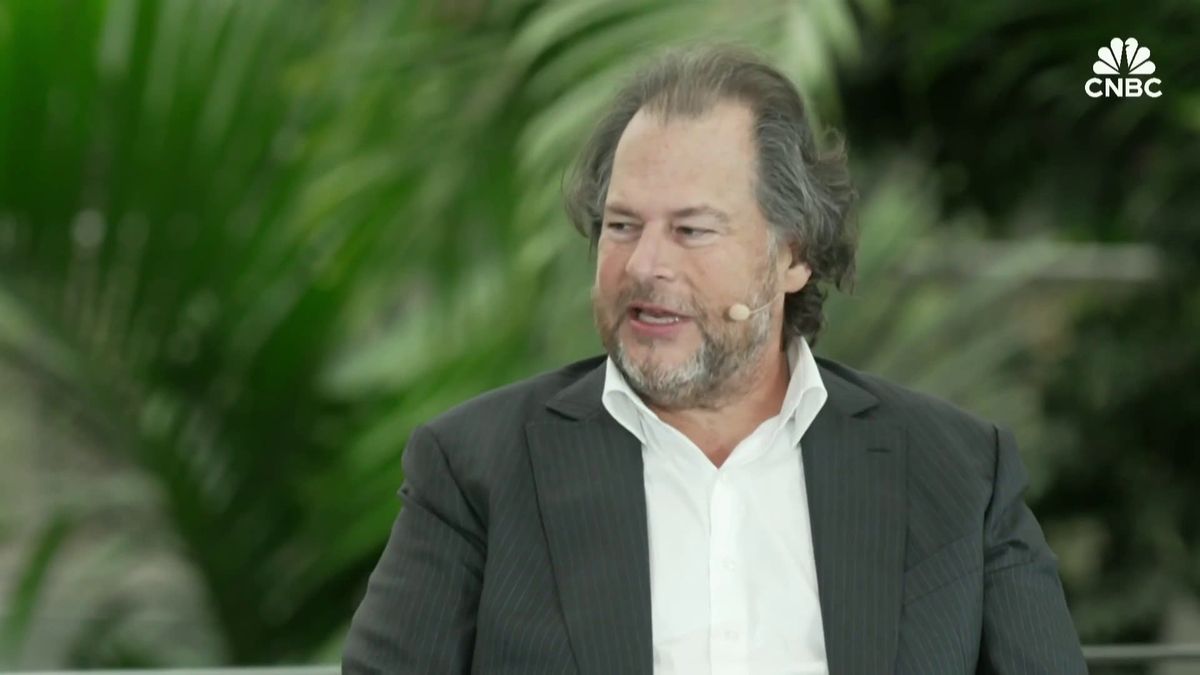 Salesforce turns in strong results and optimistic forecast 1 Salesforce CEO Marc Benioff: Data centers and chips are 'commodities'