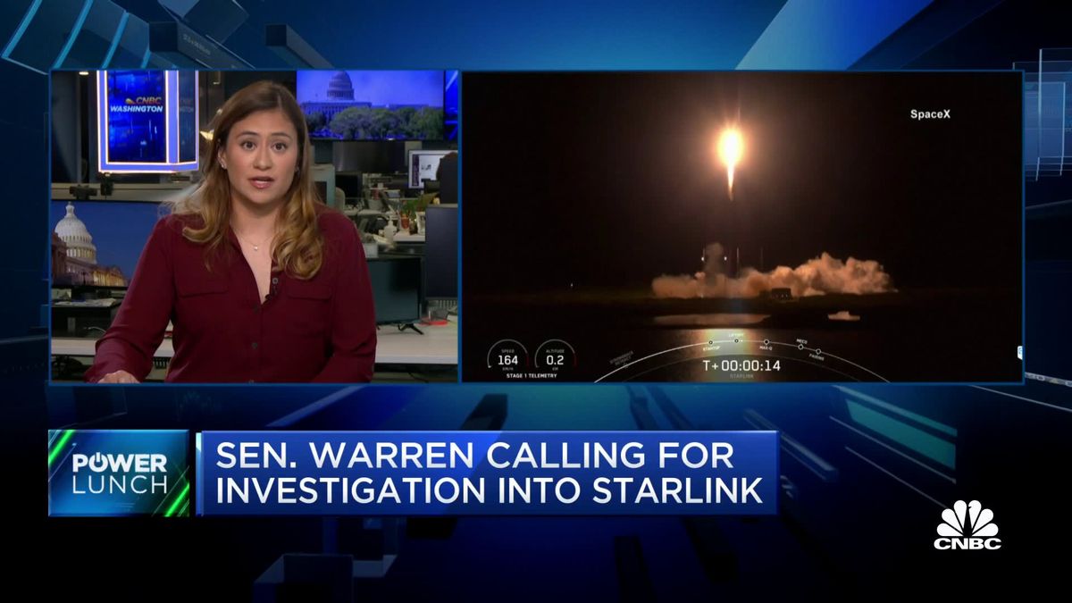 Senators ask Pentagon for answers on SpaceX’s Starlink service in Ukraine 1 Sen. Elizabeth Warren calls for investigation into Elon Musk's Starlink