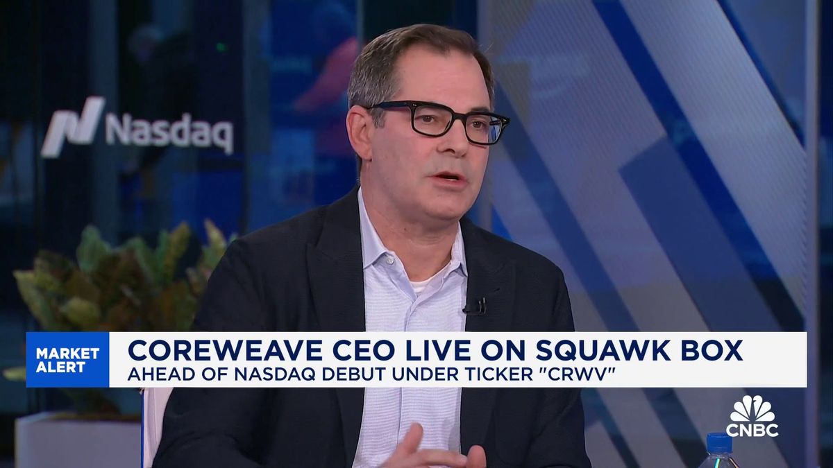 CoreWeave CEO says lower IPO pricing was 'where the buying interest was' 1 Watch CNBC's full interview with CoreWeave co-founder and CEO Mike Intrator