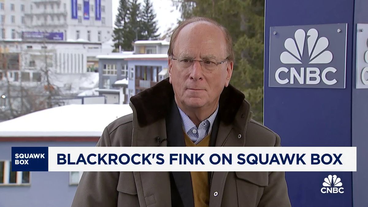BlackRock's Fink sees potential risks and says the bond market will tell us where we are going 1 BlackRock CEO Larry Fink: Could see 10-year Treasury yield hit 5-5.5% and 'shock' the equity market