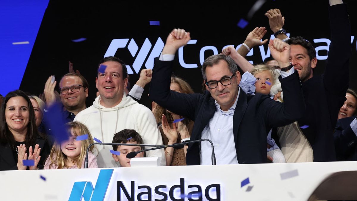 Nvidia-backed CoreWeave closes flat at  after biggest U.S. tech IPO since 2021