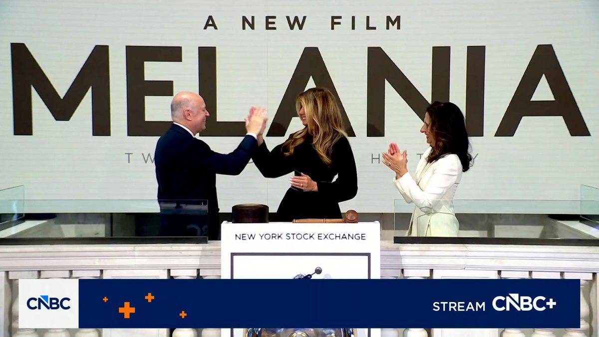 Amazon wraps controversial week ahead of 'Melania' premier, fourth-quarter earnings 1 First Lady Melania Trump rings NYSE bell