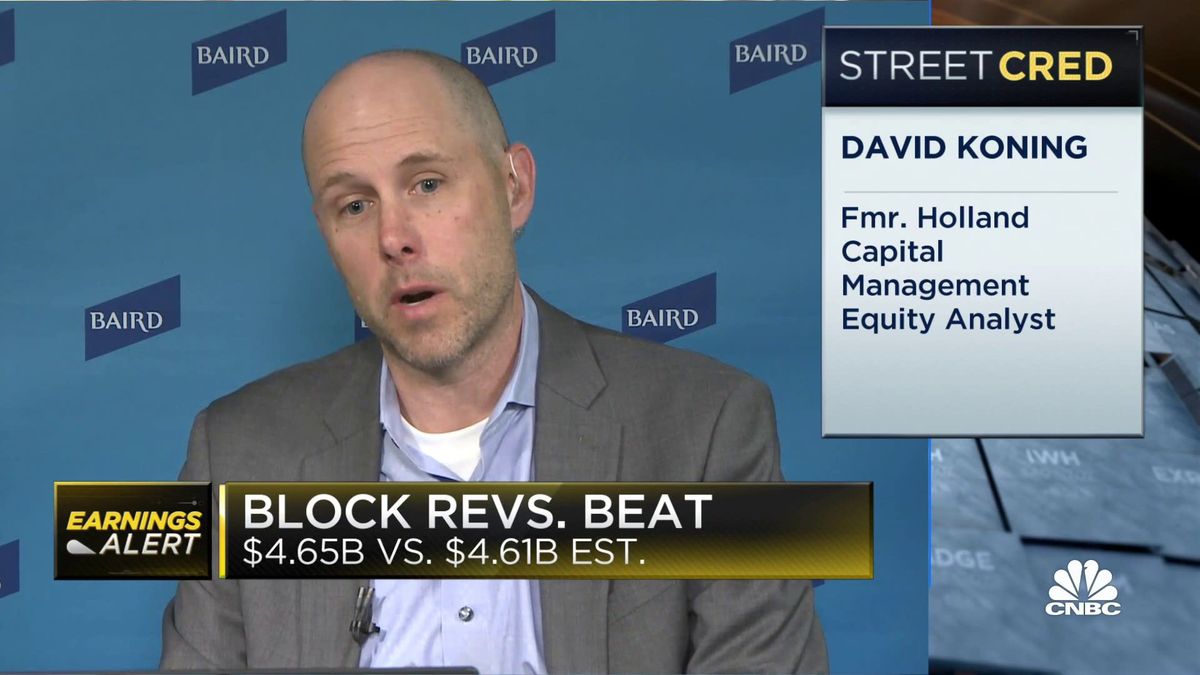 Block misses on earnings but beats on revenue, gross profit 1 Expect Block to be up substantially tomorrow, says Baird's David Koning