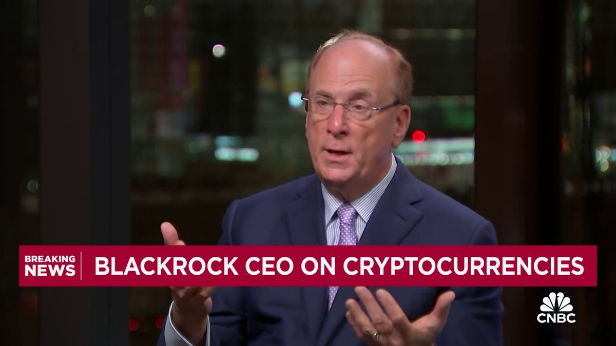BlackRock’s Larry Fink says bitcoin ETFs are just the first step in the technological revolution of finance 1 BlackRock CEO Larry Fink: Bitcoin ETF approvals are 'stepping stones' towards tokenization