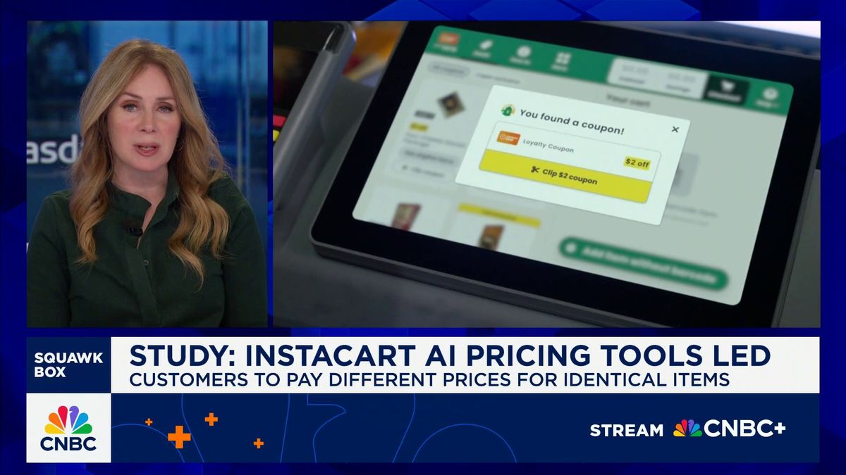 Instacart ends AI-driven pricing tests that pushed up costs for some shoppers 1 Study finds Instacart uses AI pricing tools causing various prices for identical products