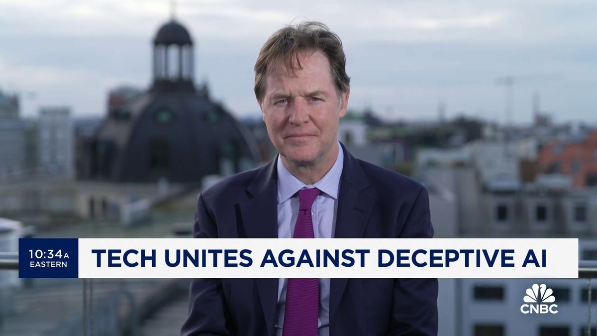 Meta is building a giant AI model to power its 'entire video ecosystem,' exec says 1 Meta’s Nick Clegg on banning AI-generated election content: It doesn't work, you always miss stuff