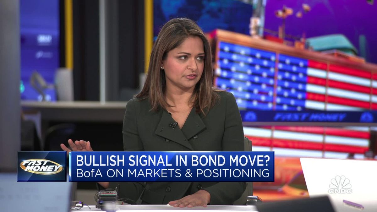 Treasury yield jump is not 'death to equities,' BofA's Savita Subramanian says 1 BofA’s Savita Subramanian says she believes the bond move is bullish