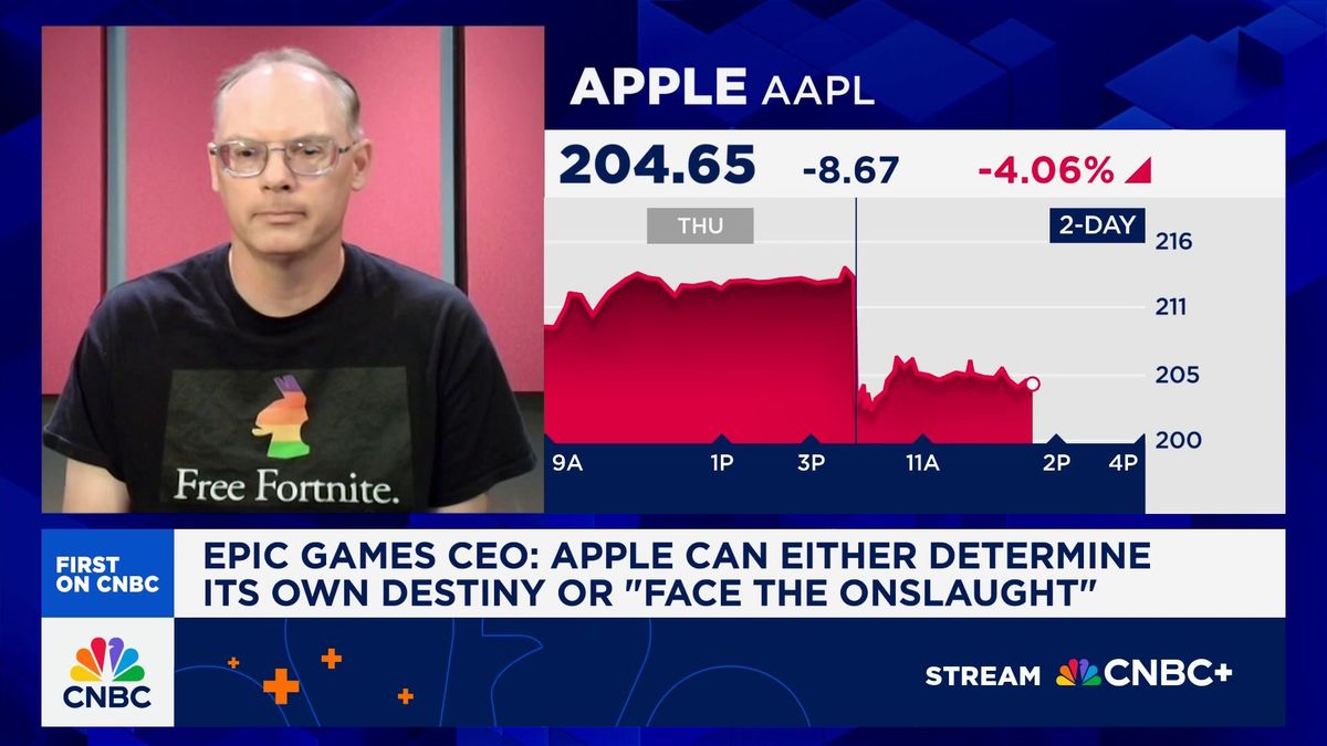 Judge calls out 'Apple official who is personally responsible' in Fortnite app order 1 Epic Games CEO: Apple can either determine its own destiny or 'face the onslaught' of litigation