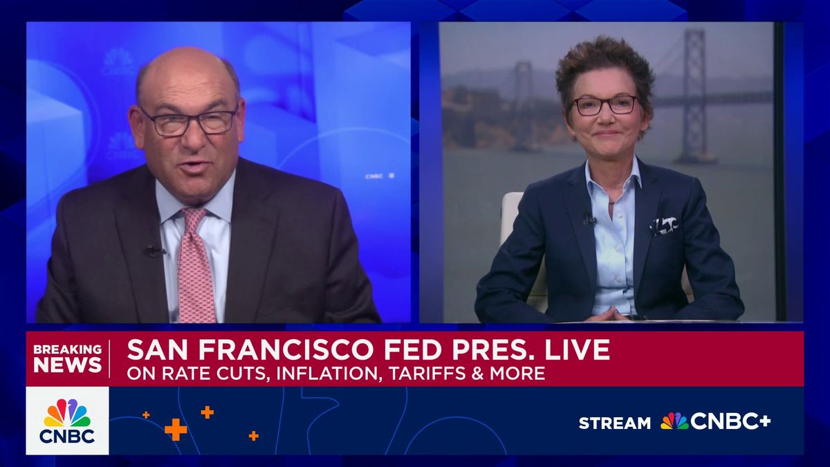 Fed Governor Waller says central bank could cut rates as early as July 2 San Francisco Fed Pres. Mary Daly: Without tariffs, Fed would be considering rate normalization