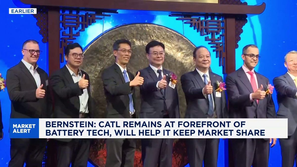 The West is recycling rare earths to escape China’s grip — but it’s not enough 3 Bernstein's Beveridge calls CATL "the TSMC of lithium-ion batteries"