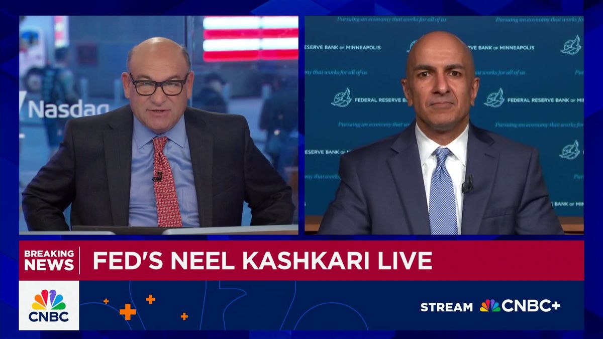 Fed's Kashkari advocates two more rate cuts this year as he sees limited tariff impact on inflation 1 Minneapolis Fed President Kashkari: Tariffs will likely only have a one-time effect on inflation