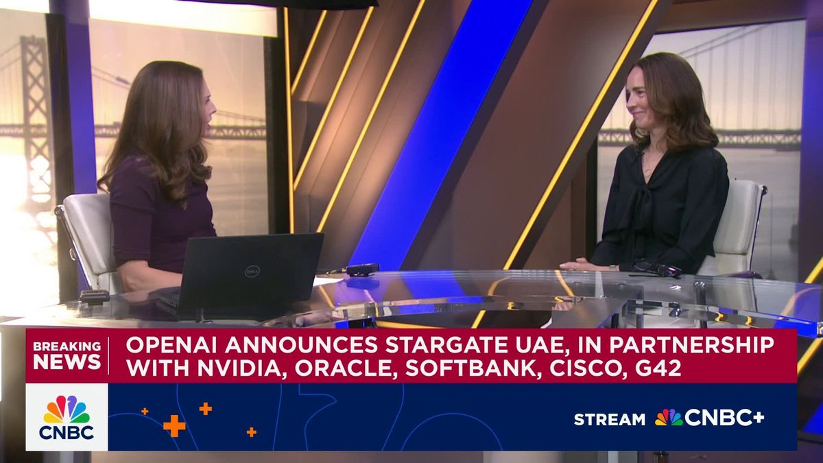 The U.S.' AI love affair with the UAE isn’t just about access — it’s about dominance 3 OpenAI CFO on UAE partnership: It's 'OpenAI for countries'