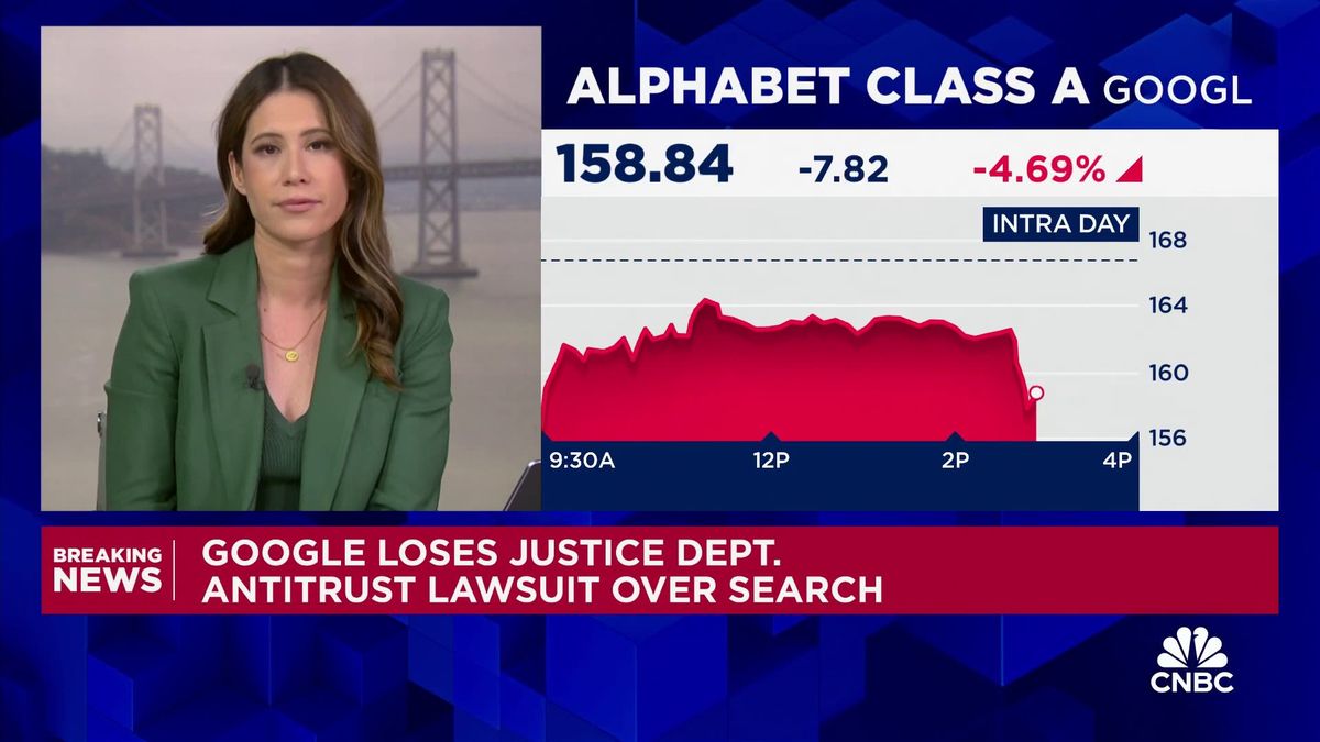 Google loses antitrust case over search 1 Google loses DOJ antitrust lawsuit over search