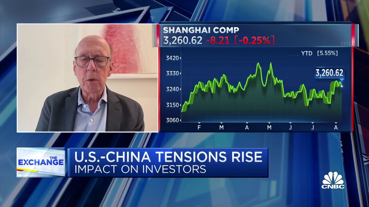China's consumer prices fall for the first time in 2 years, as fears of deflation grow 1 Decoupling capital flows to China could hurt the U.S., says Morgan Stanley's Stephen Roach