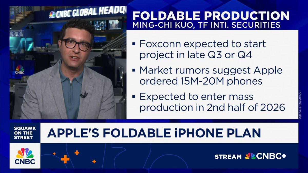 Apple's foldable iPhone plan