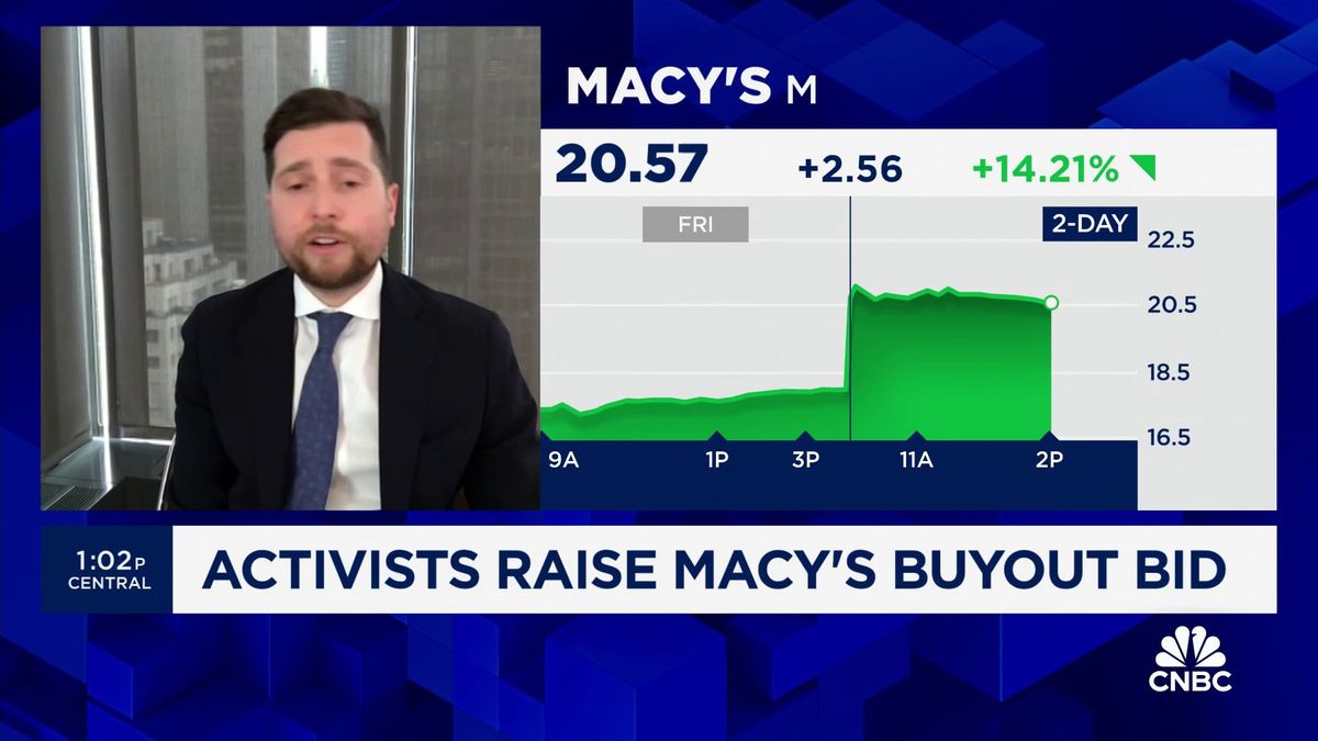 Macy's proxy fight is over, but the battle for the department store's future wages on 1 Arkhouse's Gavriel Kahane on Macy's bid: Our business plan is not to close stores