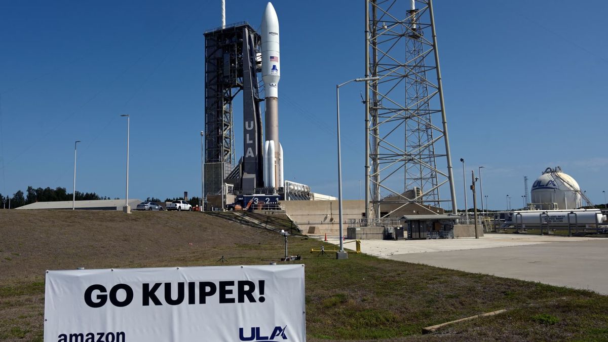 Amazon Kuiper second satellite launch postponed by ULA due to rocket booster issue Amazon Kuiper second satellite launch postponed by ULA due to rocket booster issue