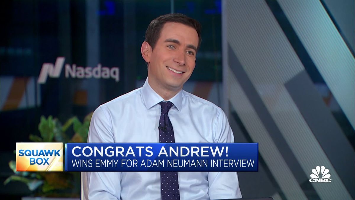WeWork plunges another 11% after announcing reverse stock split to try and keep NYSE listing 1 CNBC's Andrew Ross Sorkin wins Emmy for interview with WeWork's Adam Neumann