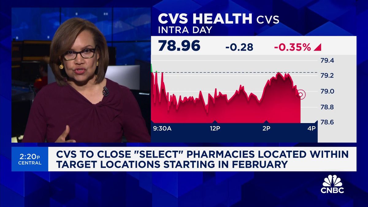 CVS to close ‘select’ pharmacies in Target stores in the coming months 1 CVS to close 'select' pharmacies in Target stores starting in February