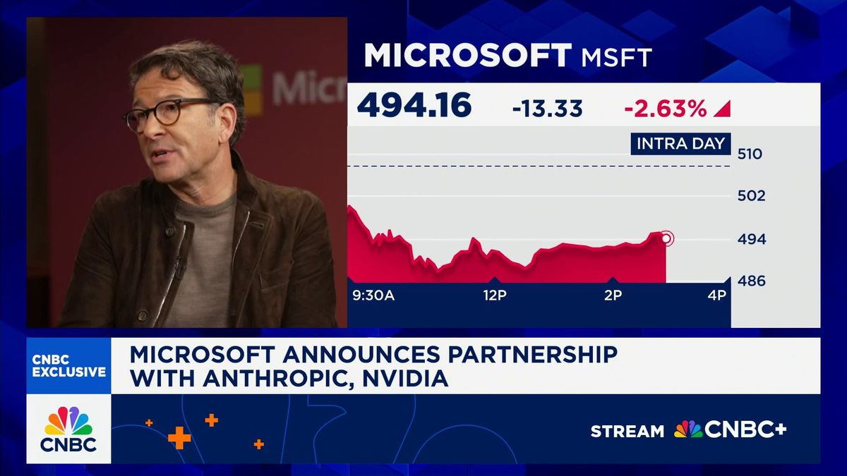 Microsoft faces uphill climb to turn enterprise dominance into widespread AI chatbot adoption 2 Microsoft CEO of commercial business on Anthropic, Nvidia partnership