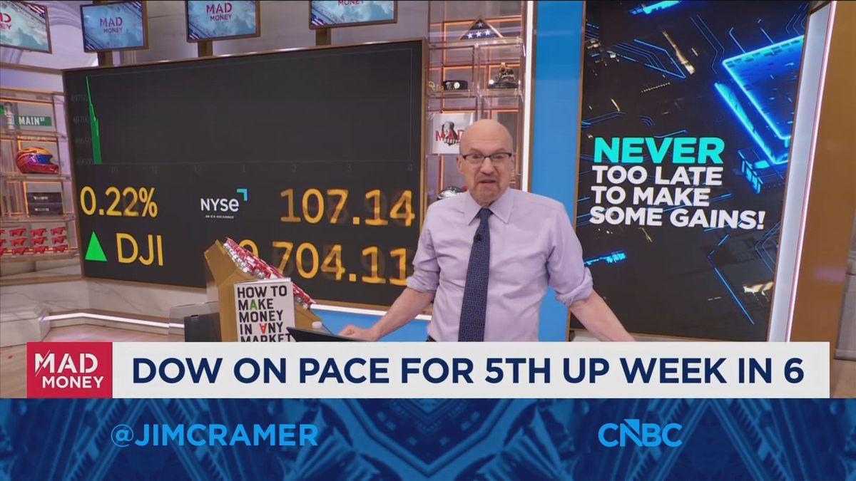 Jim Cramer says 'it's not to late' to own AI winners powering the market 2 Jim Cramer looks ahead to next week's market game plan