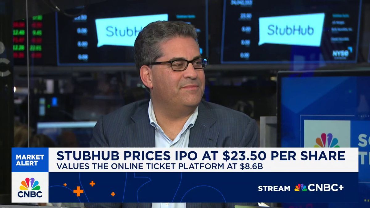 StubHub's stock opens at $25.35 in NYSE debut after ticket seller's long-awaited IPO 1 StubHub CEO: FTC change to all-in, transparent ticket pricing has leveled the playing field