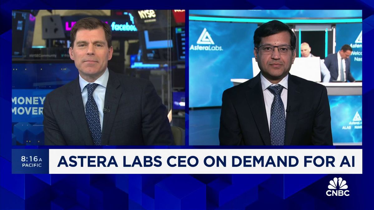 Astera Labs shares sink 10% as revenue comes up short of some expectations 1 AI is still in the early stages of development, says Astera Labs CEO