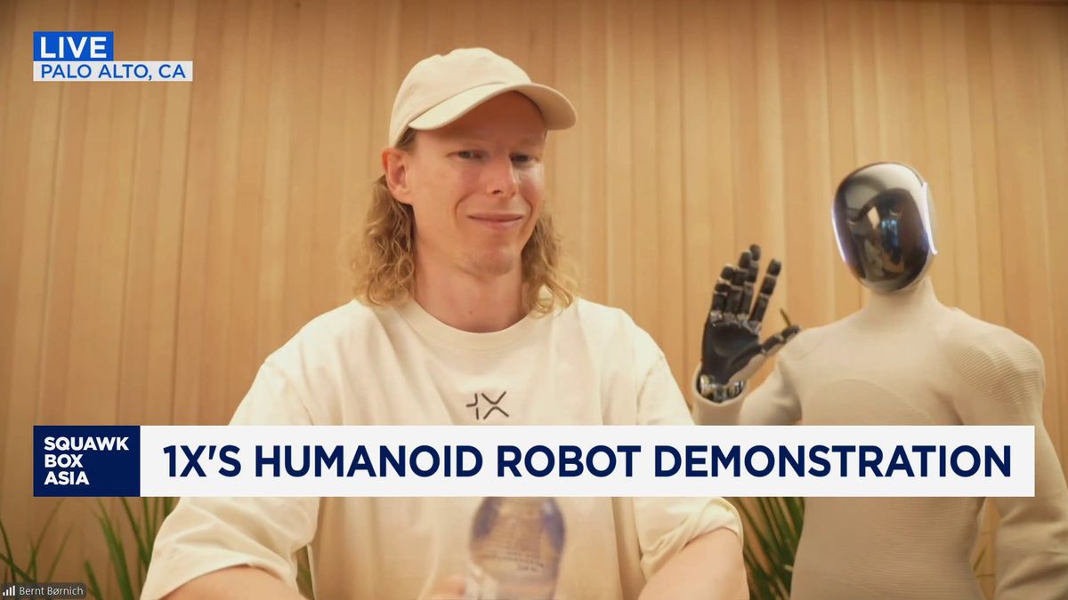 Alibaba leads $100 million investment in Chinese humanoid robot startup 1 Useful but flawed, humanoid robots could achieve autonomy by 2027: 1X CEO