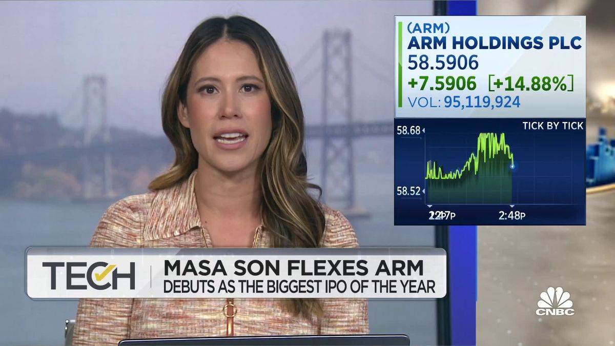 SoftBank nets $16 billion on Arm earnings pop, exceeding its total losses in WeWork 1 Masa Son flexes Arm as the company debuts as the biggest IPO of the year