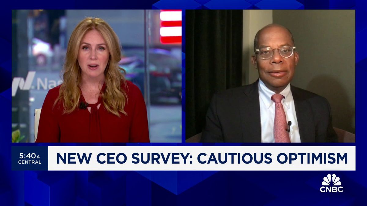 These are the 3 big risks to the stock market, economist says 1 Roger Ferguson on new CEO survey: Recession concerns have 'faded drastically'