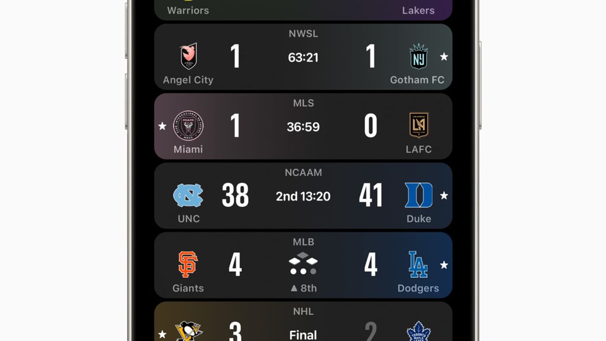 Apple releases free new sports app for iPhone Apple releases free new sports app for iPhone