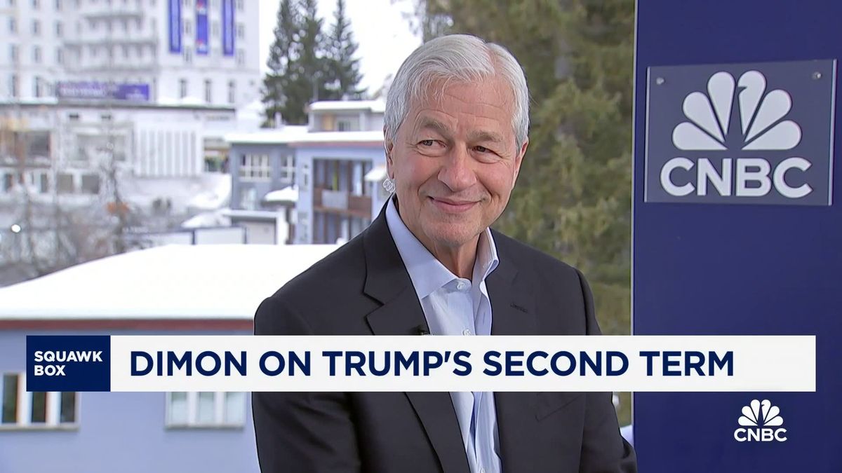 Jamie Dimon says Trump's tariff policy is positive for national security so people should 'get over it' 1 Jamie Dimon on tariffs: If it's a little inflationary but good for national security, so be it
