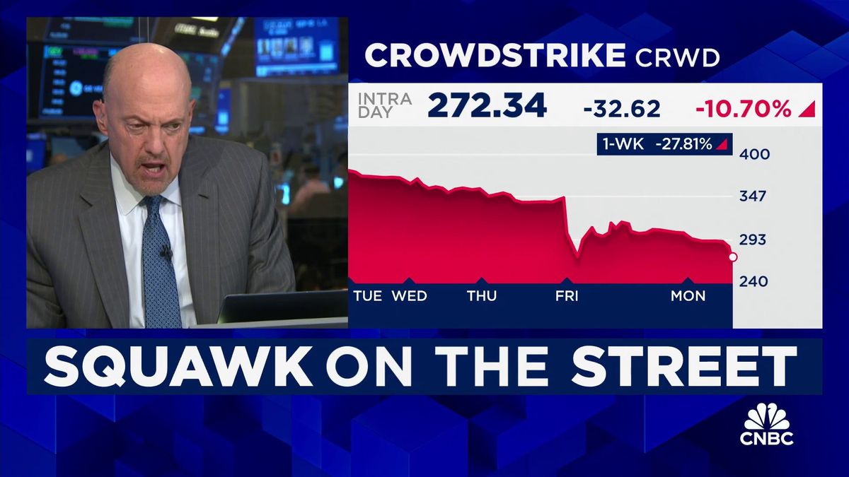 CrowdStrike shares tumble as fallout from global tech outage continues 1 Cramer’s Stop Trading: CrowdStrike