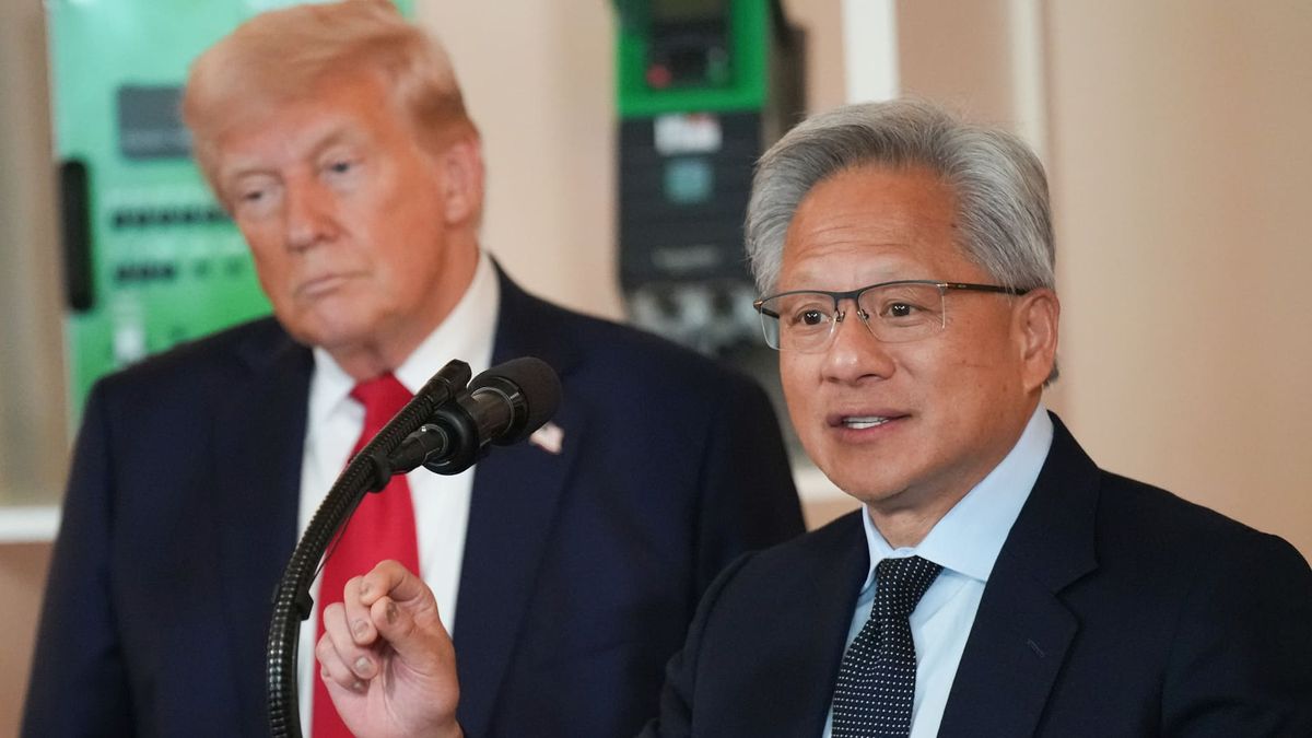 Trump is taking more than a dozen U.S. executives to China. Jensen Huang isn’t one of them