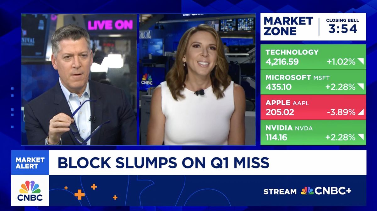 Block plunges 20% as Cash App miss triggers downgrades 1 Block shares plummet 20% as Q1 earnings miss rattles Wall Street
