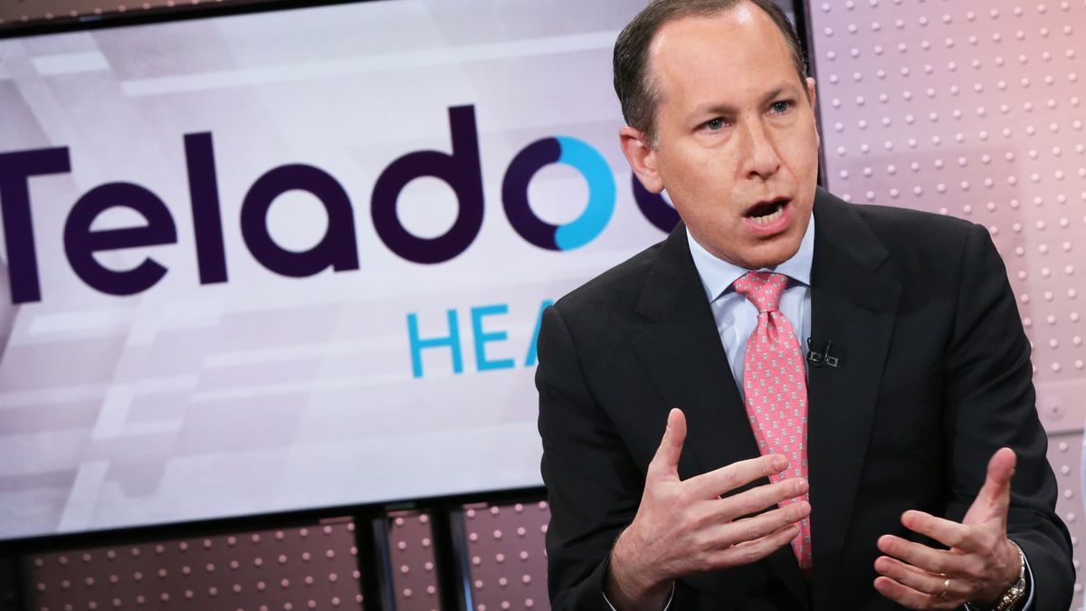 Teladoc CEO departs the company after stock’s 95% fall from 2021 highs