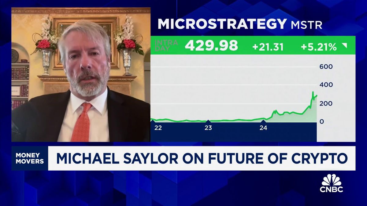 MicroStrategy rides 'red sweep' to 477% gain in 2024, topping almost all U.S. stocks 1 Watch CNBC's full interview with MicroStrategy's Michael Saylor